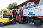 "Brown Abraza a Bahía": nuevo envío de donaciones