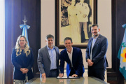 Mantegazza firmó un acuerdo estratégico con Provincia
