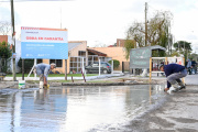 San Vicente: mejoras en calles, desagües y espacios urbanos