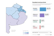 Un mapa que habla: así quedó la provincia tras las elecciones