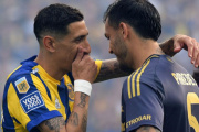 Di María sorprendió a Boca con un olímpico y el empate dejó bronca en el Xeneize