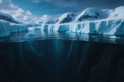 Descubren 85 nuevos lagos activos bajo el hielo de la Antártida