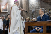 La parroquia San Gabriel celebró su aniversario con una misa especial