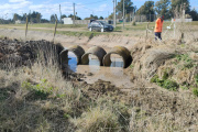 Avanzan los trabajos en el canal Belgrano
