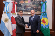 Kicillof refuerza el vínculo con Canadá