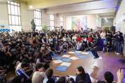 Massa reunió a más de mil jóvenes