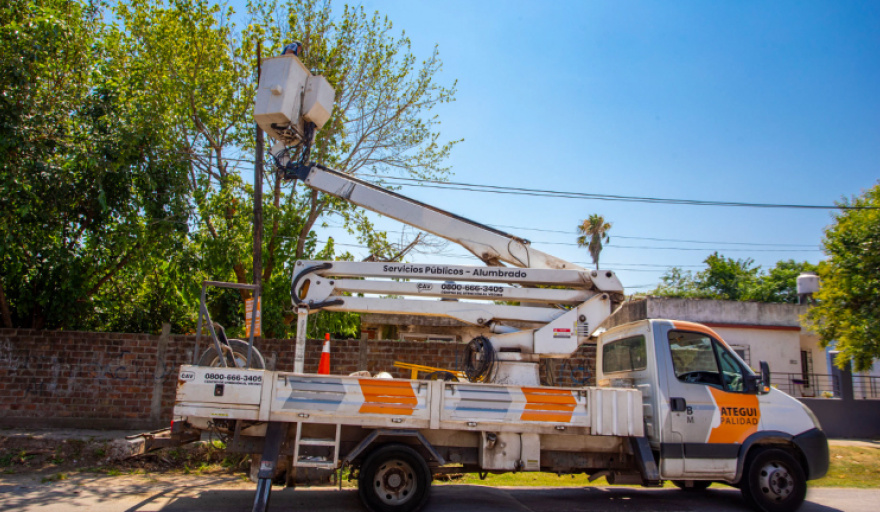 2.000 nuevas luces LED cambian el mapa de Berazategui