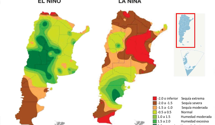 El impacto de El Niño en Argentina